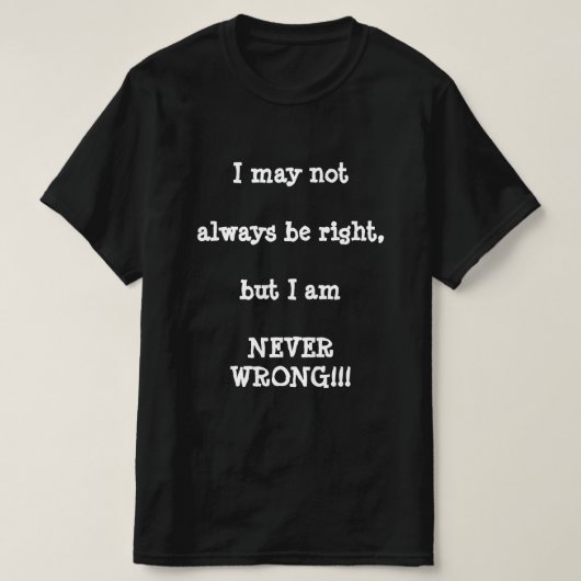 NOOIT VERKEERD T-shirt (Design voorkant)