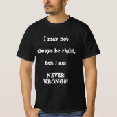 NOOIT VERKEERD T-shirt (Voorkant)