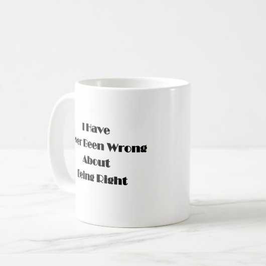Nooit verkeerde Mok (Voorkant links)