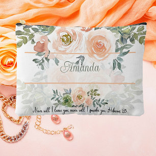 Nooit verlaten, bloemige gepersonaliseerd etui