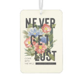 Nooit verloren Floral Slogan krijgen Luchtverfrisser (Achterkant)
