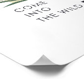 Nooit verloren Floral Slogan krijgen Poster (Hoek)