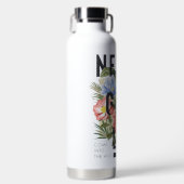 Nooit verloren Floral Slogan krijgen Waterfles (Voorkant)