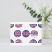 nooit vertrouwen briefkaart (Staand voorkant)