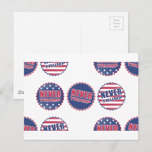 nooit vertrouwen briefkaart (Voorkant / Achterkant)