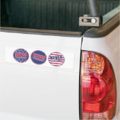 nooit vertrouwen bumpersticker (Op Truck)