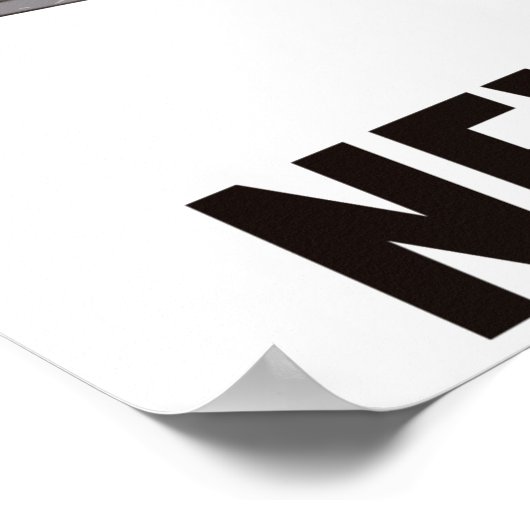 Nooit vinylrecordspelers vergeten poster (Hoek)