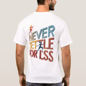 Nooit voor Minder betalen T-shirt (Achterkant)