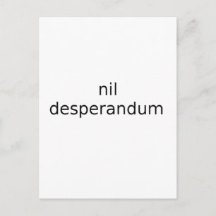 Nooit wanhopen briefkaart