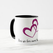 Nooit weggegaan mok (Voorkant links)