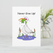 Nooit Wenskaart opgeven (Staand voorkant)