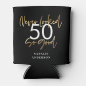 Nooit zo goed gekeken goud verjaardag viering blikjeskoeler (Voorkant)