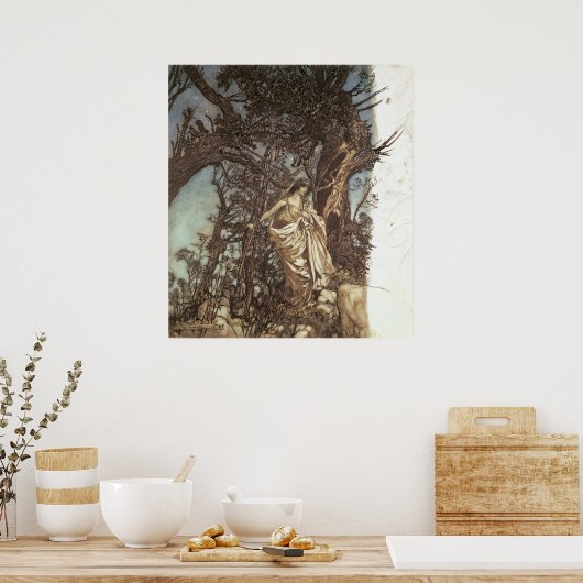 Nooit zo moe, nooit zo bedroevend poster (Keuken)