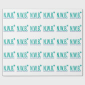 Nooit zonder binoculair middel cadeaupapier (Vlak)