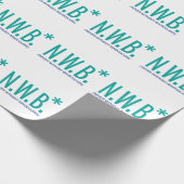 Nooit zonder binoculair middel cadeaupapier (Hoek)