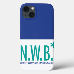 Nooit zonder binoculair middel Case-Mate iPhone case