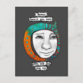 Nooit zou ik ooit Briefkaart hebben (Voorkant)