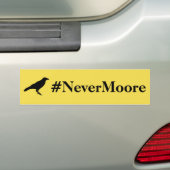#NooitMoore Bumpersticker (Op auto)