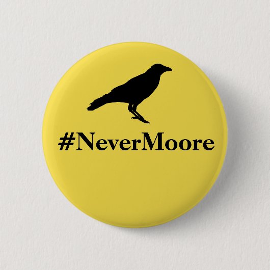 #NooitMoore Button (Voorkant)