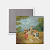 Noon, 1799 (olie op doek) magneet (Voorkant / Achterkant)