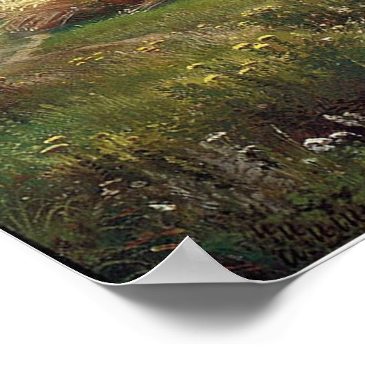 Noon in de buurt van Mosco Poster (Hoek)