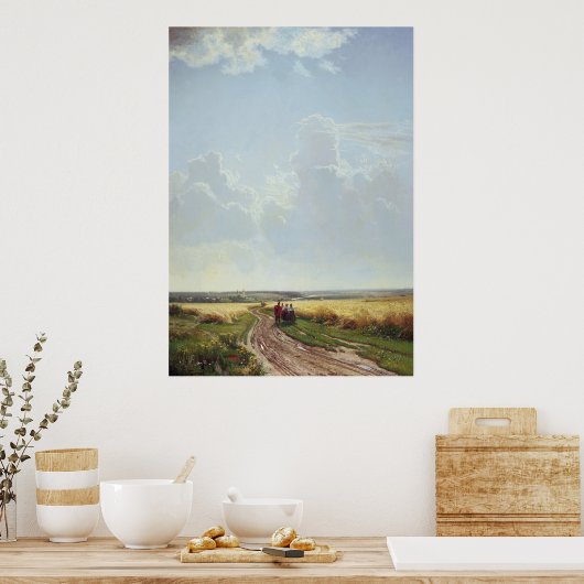 Noon in de buurt van Mosco Poster (Keuken)