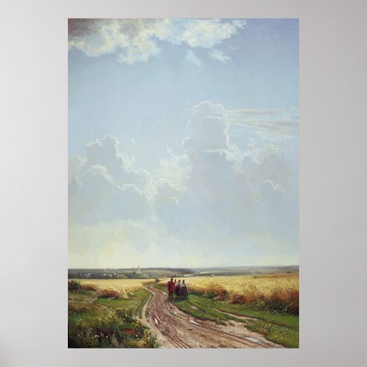 Noon in de buurt van Mosco Poster (Voorkant)