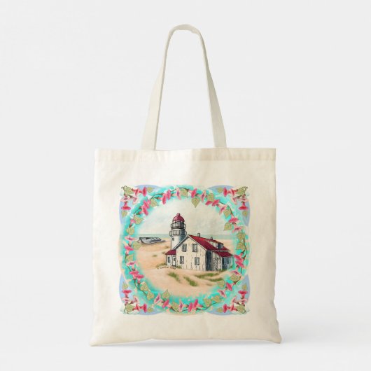 Noon Lighthouse canvas tas (Achterkant)