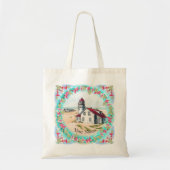 Noon Lighthouse canvas tas (Voorkant)