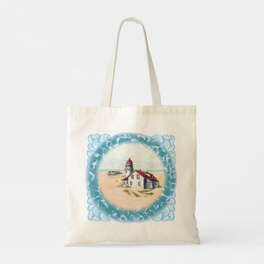 Noon Lighthouse Tote Bag (Achterkant)