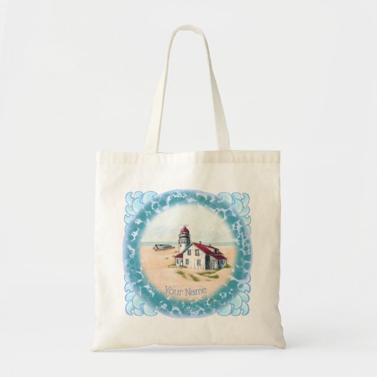 Noon Lighthouse Tote Bag (Voorkant)