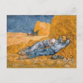 Noon Rest from Work Vincent van Gogh Briefkaart (Voorkant)