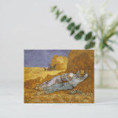 Noon Rest of Work (Millet) Van Gogh Fine Art Briefkaart (Staand voorkant)