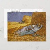 Noon Rest of Work (Millet) Van Gogh Fine Art Briefkaart (Voorkant / Achterkant)