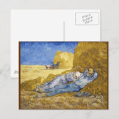 Noon - Rest van het Werk (na Millet) Briefkaart (Voorkant / Achterkant)