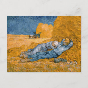 Noon, rest van het werk na Millet Vincent van Gogh Briefkaart