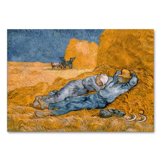 Noon - Rest van het werk van Vincent Van Gogh Kaart (Voorkant)