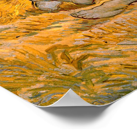 Noon, rest van het werk van Vincent Van Gogh Poster (Hoek)