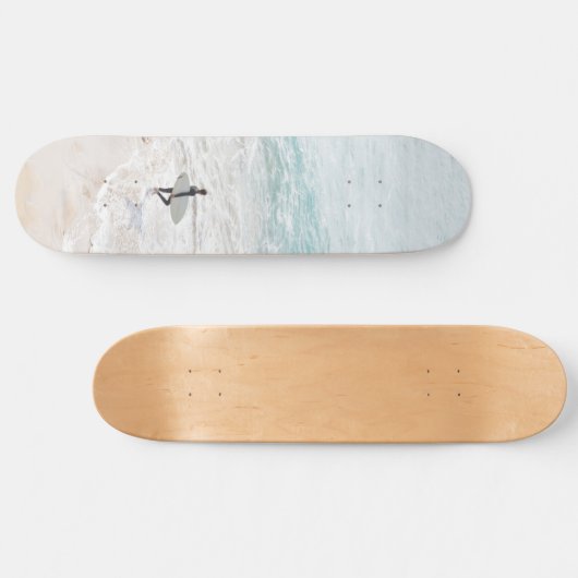 Noon Surfer Vibes #1 #surf #wall #art Persoonlijk Skateboard (Horizontaal)