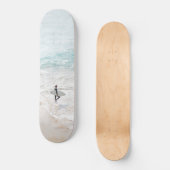 Noon Surfer Vibes #1 #surf #wall #art Persoonlijk Skateboard (Voorkant)