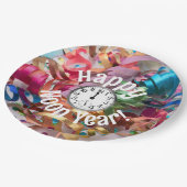 Noon Year's Eve Family Party Sticker Papieren Bordje (Gekanteld)