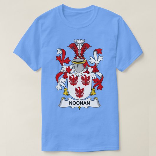 Noonan Coat of Arms Family Crest T-shirt (Design voorkant)
