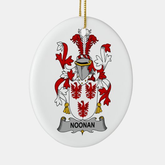 Noonan Family Crest Keramisch Ornament (Rechts)