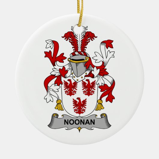 Noonan Family Crest Keramisch Ornament (Voorkant)