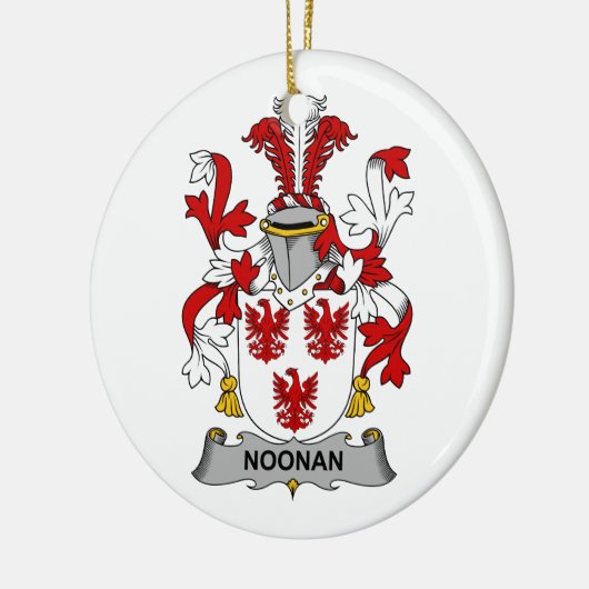 Noonan Family Crest Keramisch Ornament (Links)