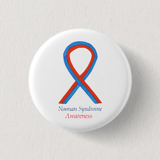 Noonan Syndrome Awareness Ribbon Button Pins (Voorkant)