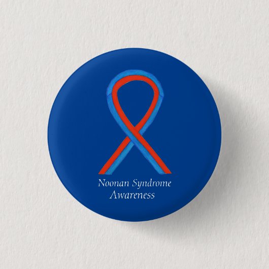 Noonan Syndrome Awareness Ribbon Button Pins (Voorkant)