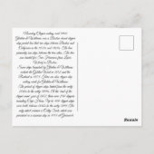 Noonday Clipper zeilschip 1900 Briefkaart (Achterkant)