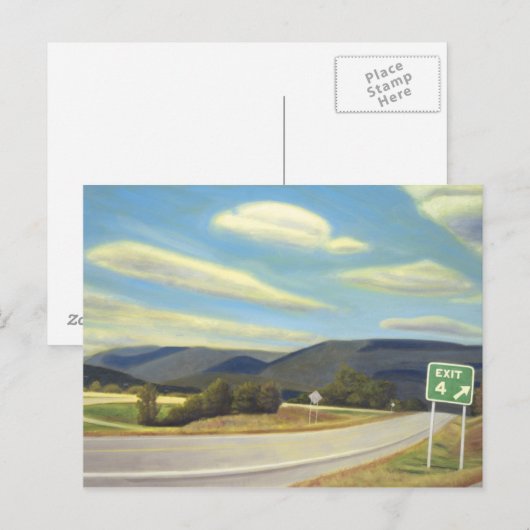 Noonlight in Vermont Briefkaart (Voorkant / Achterkant)