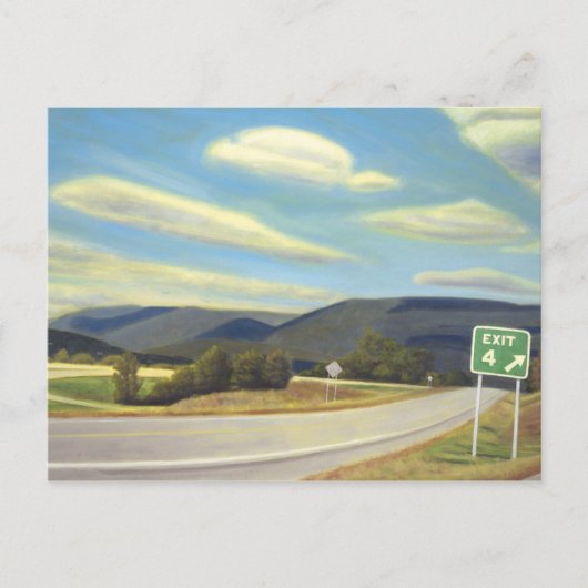 Noonlight in Vermont Briefkaart (Voorkant)